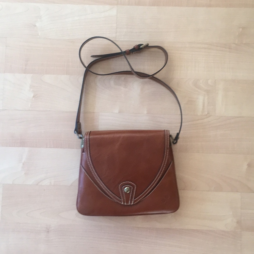 Patricia Nash brown leather bag